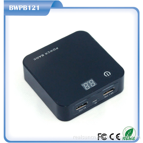 USB External Rechargeable Mobile Power Bank with Digital Display